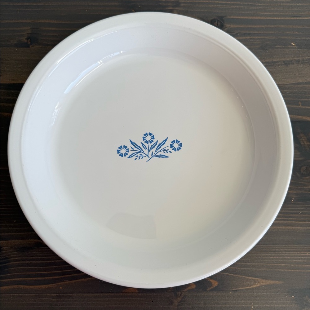 Vintage Corning Ware pie dish 9”